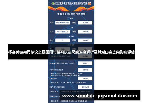 杯赛关键判罚争议全景回顾与裁判执法尺度深度解析及其对比赛走向影响评估